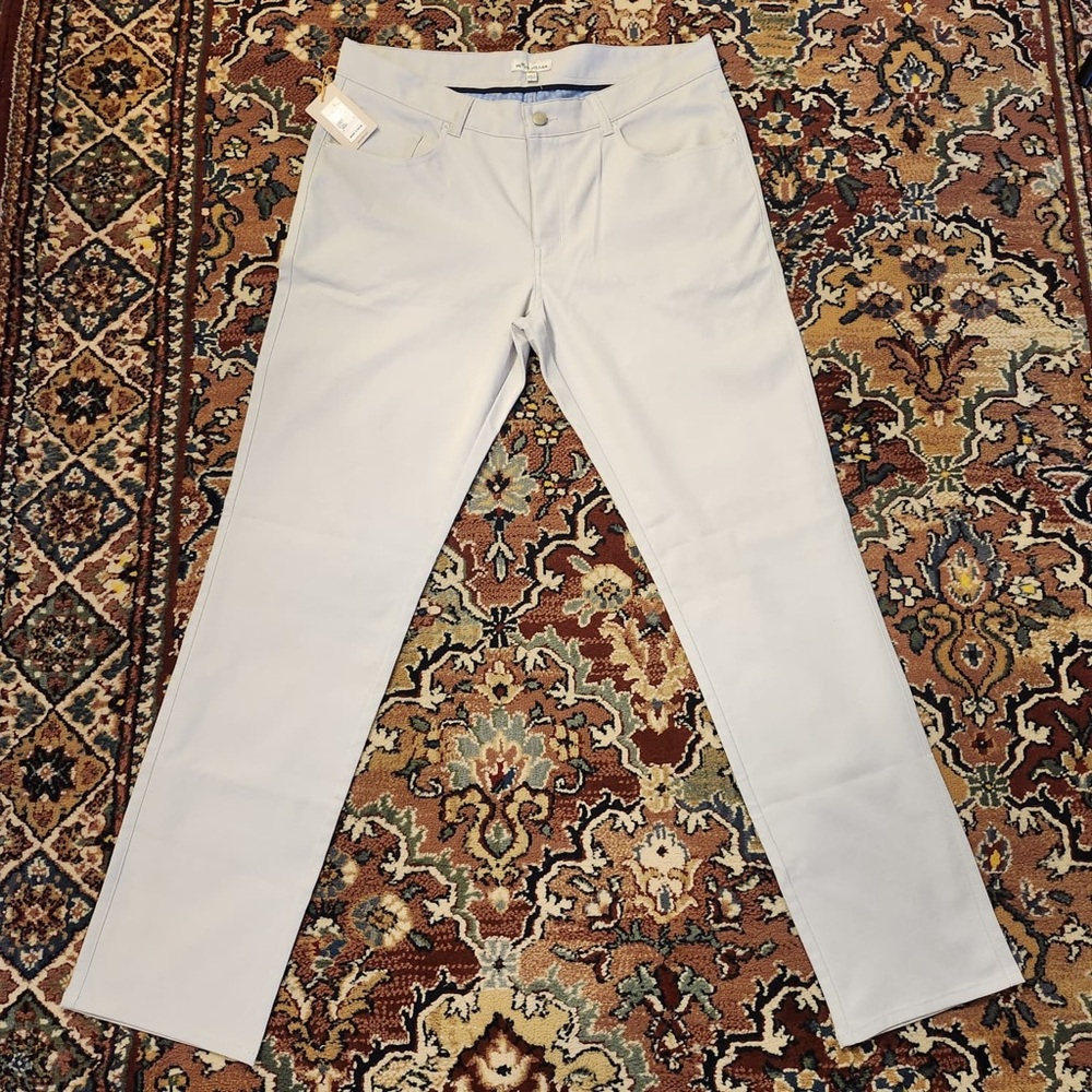 Peter Millar eb66 Performance Pants 35 x 32 NWT NEW British Grey Crown Sport